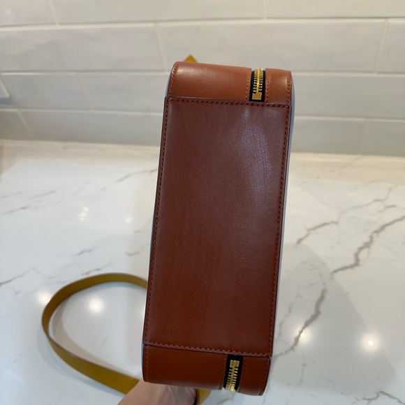 ❌SOLD❌Marni color block camera bag leather blue yellow brown - Picture 5 of 10